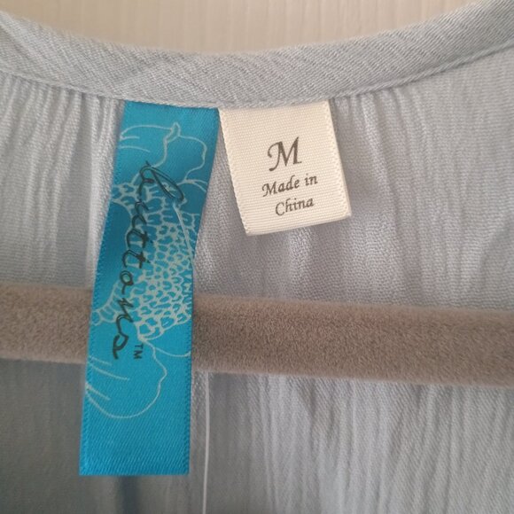 NWT Francesca's Collection Buttons Embroidered Sleeveless Romper Size Med - Picture 2 of 6